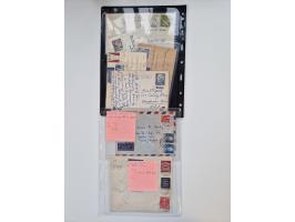 1949/90, umfangreicher Sammlungsbestand mit ca. 350 Briefen, Karten und Ganzsachen mit vielen besseren Frankaturen, sehr viel
