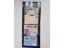 1949/90, umfangreicher Sammlungsbestand mit ca. 350 Briefen, Karten und Ganzsachen mit vielen besseren Frankaturen, sehr viel