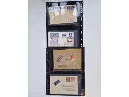 1949/90, umfangreicher Sammlungsbestand mit ca. 350 Briefen, Karten und Ganzsachen mit vielen besseren Frankaturen, sehr viel