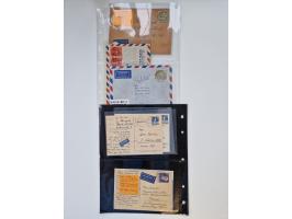 1949/90, umfangreicher Sammlungsbestand mit ca. 350 Briefen, Karten und Ganzsachen mit vielen besseren Frankaturen, sehr viel