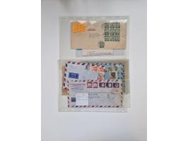 1949/90, umfangreicher Sammlungsbestand mit ca. 350 Briefen, Karten und Ganzsachen mit vielen besseren Frankaturen, sehr viel