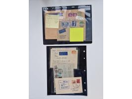 1949/90, umfangreicher Sammlungsbestand mit ca. 350 Briefen, Karten und Ganzsachen mit vielen besseren Frankaturen, sehr viel