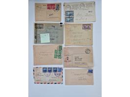1945/54 (ca.), umfangreicher Sammlungsbestand “Zensurpost” mit geschätzt 400 Briefen, Karten und Ganzsachen mit viel Auslands