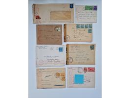 1945/54 (ca.), umfangreicher Sammlungsbestand “Zensurpost” mit geschätzt 400 Briefen, Karten und Ganzsachen mit viel Auslands