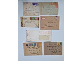 1945/54 (ca.), umfangreicher Sammlungsbestand “Zensurpost” mit geschätzt 400 Briefen, Karten und Ganzsachen mit viel Auslands