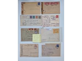 1945/54 (ca.), umfangreicher Sammlungsbestand “Zensurpost” mit geschätzt 400 Briefen, Karten und Ganzsachen mit viel Auslands