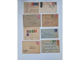 1945/54 (ca.), umfangreicher Sammlungsbestand “Zensurpost” mit geschätzt 400 Briefen, Karten und Ganzsachen mit viel Auslands