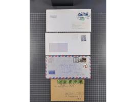 1945/48, über 200 Briefe, Karten und Ganzsachen mit frühe Post von und nach Berlin, R-Briefe, interessante Mischfrankaturen, 