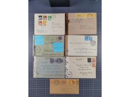 1945/48, umfangreicher Sammlungsbestand mit geschätzt fast 400 Briefen, Karten und Ganzsachen. Dabei sehr viel Auslandspost m