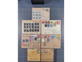 1945/48, umfangreicher Sammlungsbestand mit geschätzt fast 400 Briefen, Karten und Ganzsachen. Dabei sehr viel Auslandspost m