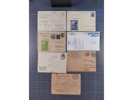 1945/48, umfangreicher Sammlungsbestand mit geschätzt fast 400 Briefen, Karten und Ganzsachen. Dabei sehr viel Auslandspost m