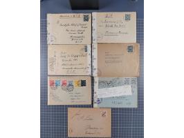 1945/48, umfangreicher Sammlungsbestand mit geschätzt fast 400 Briefen, Karten und Ganzsachen. Dabei sehr viel Auslandspost m