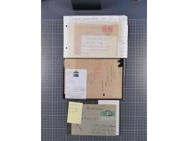 1945/48, umfangreicher Sammlungsbestand mit geschätzt fast 400 Briefen, Karten und Ganzsachen. Dabei sehr viel Auslandspost m