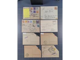 1945/48, umfangreicher Sammlungsbestand mit geschätzt fast 400 Briefen, Karten und Ganzsachen. Dabei sehr viel Auslandspost m