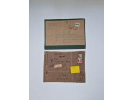 1945/90,über 200 Briefe, Karten und Ganzsachen mit Schwerpunkt bis ca. 1960 mit vielen Einzel- und Mehrfachfrankaturen, Luftp