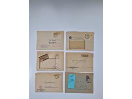1945/90,über 200 Briefe, Karten und Ganzsachen mit Schwerpunkt bis ca. 1960 mit vielen Einzel- und Mehrfachfrankaturen, Luftp