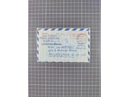 Ganzsachen: 1948/54, über 30 Luftpostleichtbriefe mit vielen Exemplaren gebraucht aus dem Bedarf, dabei u.a. Bund mit 10x Mi.