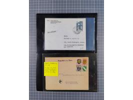 1946/49, fast 30 Briefe und Karten mit Schwerpunkt bei den Luftpost-Briefen in die USA. Dabei unterschiedliche Frankaturen mi