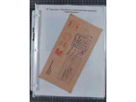 1946/90, interessante Sammlung “Luftpost” in Berlin mit frühen Erstflügen von und nach Berlin, Luftpost der Alliierten und we