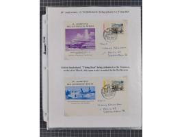 1946/90, interessante Sammlung “Luftpost” in Berlin mit frühen Erstflügen von und nach Berlin, Luftpost der Alliierten und we