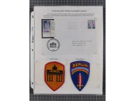 1946/90, interessante Sammlung “Luftpost” in Berlin mit frühen Erstflügen von und nach Berlin, Luftpost der Alliierten und we