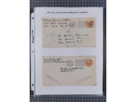 1946/90, interessante Sammlung “Luftpost” in Berlin mit frühen Erstflügen von und nach Berlin, Luftpost der Alliierten und we