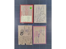 1930/60 (ca.), diverse Briefe und Karten aus bzw. nach Berlin, etwas Ausland, Zensuren usw., meist aus dem Bedarf. Dazu lose 