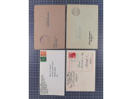 1930/60 (ca.), diverse Briefe und Karten aus bzw. nach Berlin, etwas Ausland, Zensuren usw., meist aus dem Bedarf. Dazu lose 