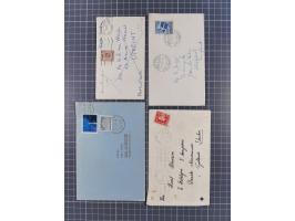 1930/60 (ca.), diverse Briefe und Karten aus bzw. nach Berlin, etwas Ausland, Zensuren usw., meist aus dem Bedarf. Dazu lose 