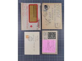 1930/60 (ca.), diverse Briefe und Karten aus bzw. nach Berlin, etwas Ausland, Zensuren usw., meist aus dem Bedarf. Dazu lose 