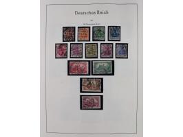 1872/1945, gestempelte Sammlung inkl. Dienstmarken ab Mi.-Nr. 1 mit schönem Brustschild-Teil, Mi.-Nr. 66 II (FA Jäschke-L. BP