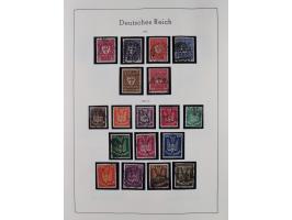 1872/1945, gestempelte Sammlung inkl. Dienstmarken ab Mi.-Nr. 1 mit schönem Brustschild-Teil, Mi.-Nr. 66 II (FA Jäschke-L. BP