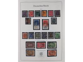 1872/1945, gestempelte Sammlung inkl. Dienstmarken ab Mi.-Nr. 1 mit schönem Brustschild-Teil, Mi.-Nr. 66 II (FA Jäschke-L. BP