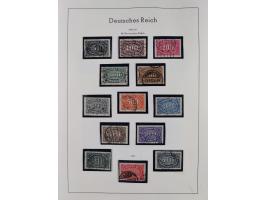 1872/1945, gestempelte Sammlung inkl. Dienstmarken ab Mi.-Nr. 1 mit schönem Brustschild-Teil, Mi.-Nr. 66 II (FA Jäschke-L. BP