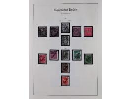 1872/1945, gestempelte Sammlung inkl. Dienstmarken ab Mi.-Nr. 1 mit schönem Brustschild-Teil, Mi.-Nr. 66 II (FA Jäschke-L. BP