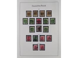 1872/1945, gestempelte Sammlung inkl. Dienstmarken ab Mi.-Nr. 1 mit schönem Brustschild-Teil, Mi.-Nr. 66 II (FA Jäschke-L. BP