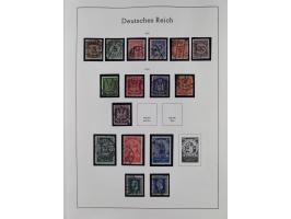 1872/1945, gestempelte Sammlung inkl. Dienstmarken ab Mi.-Nr. 1 mit schönem Brustschild-Teil, Mi.-Nr. 66 II (FA Jäschke-L. BP