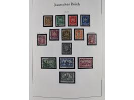 1872/1945, gestempelte Sammlung inkl. Dienstmarken ab Mi.-Nr. 1 mit schönem Brustschild-Teil, Mi.-Nr. 66 II (FA Jäschke-L. BP