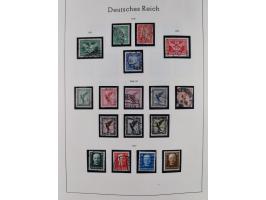 1872/1945, gestempelte Sammlung inkl. Dienstmarken ab Mi.-Nr. 1 mit schönem Brustschild-Teil, Mi.-Nr. 66 II (FA Jäschke-L. BP