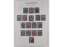 1872/1945, gestempelte Sammlung inkl. Dienstmarken ab Mi.-Nr. 1 mit schönem Brustschild-Teil, Mi.-Nr. 66 II (FA Jäschke-L. BP