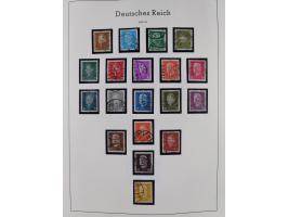 1872/1945, gestempelte Sammlung inkl. Dienstmarken ab Mi.-Nr. 1 mit schönem Brustschild-Teil, Mi.-Nr. 66 II (FA Jäschke-L. BP