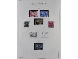 1872/1945, gestempelte Sammlung inkl. Dienstmarken ab Mi.-Nr. 1 mit schönem Brustschild-Teil, Mi.-Nr. 66 II (FA Jäschke-L. BP