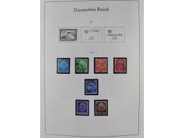 1872/1945, gestempelte Sammlung inkl. Dienstmarken ab Mi.-Nr. 1 mit schönem Brustschild-Teil, Mi.-Nr. 66 II (FA Jäschke-L. BP