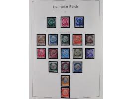 1872/1945, gestempelte Sammlung inkl. Dienstmarken ab Mi.-Nr. 1 mit schönem Brustschild-Teil, Mi.-Nr. 66 II (FA Jäschke-L. BP