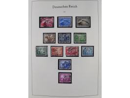 1872/1945, gestempelte Sammlung inkl. Dienstmarken ab Mi.-Nr. 1 mit schönem Brustschild-Teil, Mi.-Nr. 66 II (FA Jäschke-L. BP