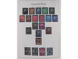 1872/1945, gestempelte Sammlung inkl. Dienstmarken ab Mi.-Nr. 1 mit schönem Brustschild-Teil, Mi.-Nr. 66 II (FA Jäschke-L. BP