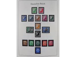 1872/1945, gestempelte Sammlung inkl. Dienstmarken ab Mi.-Nr. 1 mit schönem Brustschild-Teil, Mi.-Nr. 66 II (FA Jäschke-L. BP