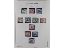 1872/1945, gestempelte Sammlung inkl. Dienstmarken ab Mi.-Nr. 1 mit schönem Brustschild-Teil, Mi.-Nr. 66 II (FA Jäschke-L. BP