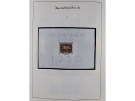 1872/1945, gestempelte Sammlung inkl. Dienstmarken ab Mi.-Nr. 1 mit schönem Brustschild-Teil, Mi.-Nr. 66 II (FA Jäschke-L. BP
