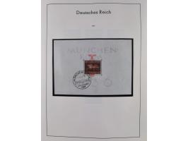 1872/1945, gestempelte Sammlung inkl. Dienstmarken ab Mi.-Nr. 1 mit schönem Brustschild-Teil, Mi.-Nr. 66 II (FA Jäschke-L. BP